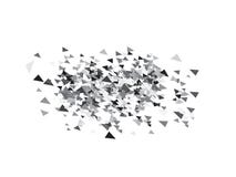 Trójboków confetti tło ilustracji Trójboków confetti tło ilustracji