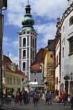 Tsjechische Republiek, Cesky Krumlov royalty-vrije stock afbeelding Tsjechische Republiek, Cesky Krumlov royalty-vrije stock afbeelding