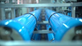 Tubi d'acciaio per il rifornimento idrico nella fabbrica Pianta acquatica pura Tubi d'acciaio per il rifornimento idrico nella fabbrica Pianta acquatica pura