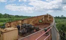Tug Boat Winch imagens de stock Tug Boat Winch imagens de stock