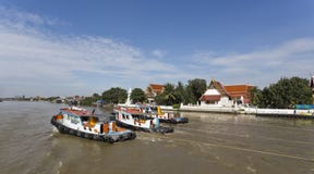 Tugboats Towing Large Barges stock image Tugboats Towing Large Barges stock image