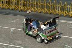 Tuk-tuk Taxi In Bangkok Royalty Free Stock Photo Tuk-tuk Taxi In Bangkok Royalty Free Stock Photo