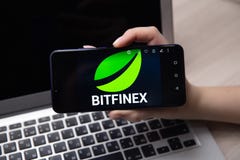 Tula, Russia - November 28, 2018:Bitfinex cryptocurrency trading platform logo stock photo Tula, Russia - November 28, 2018:Bitfinex cryptocurrency trading platform logo stock photo