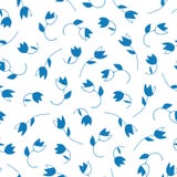 Tulipani senza cuciture floreali del modello di vettore adorabile dell'estratto Strutture disegnate a mano d'avanguardia Progetta royalty illustrazione gratis Tulipani senza cuciture floreali del modello di vettore adorabile dell'estratto Strutture disegnate a mano d'avanguardia Progetta royalty illustrazione gratis