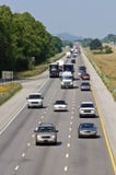 tung huvudvägtrafik royaltyfri bild tung huvudvägtrafik royaltyfri bild