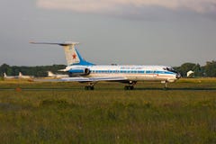 Tupolev Tu-134AK start fotografia royalty free Tupolev Tu-134AK start fotografia royalty free