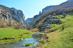 Turda Gorge Entrance. Royalty Free Stock Photography Turda Gorge Entrance. Royalty Free Stock Photography