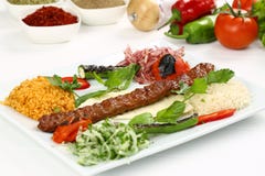 Turkadana kebab arkivfoto Turkadana kebab arkivfoto