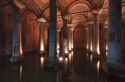 Turkey, Istanbul, The Basilica Cistern Stock Image Turkey, Istanbul, The Basilica Cistern Stock Image