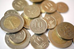 Turkish Lira Coins Royalty Free Stock Photo Turkish Lira Coins Royalty Free Stock Photo
