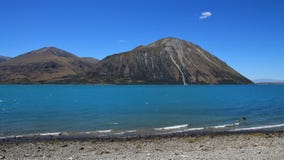 Turquoise Lake Ohau Stock Photo