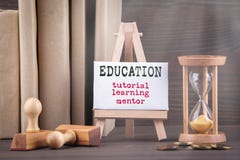 Tutorial, Learning and Mentor. Education concept royalty free stock photo Tutorial, Learning and Mentor. Education concept royalty free stock photo