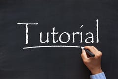 Tutorial pisać ręcznie obraz stock Tutorial pisać ręcznie obraz stock