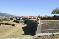 Tuy vu de la forteresse de Valenca Photographie stock Tuy vu de la forteresse de Valenca Photographie stock