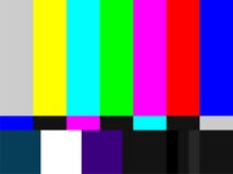 TV colored bars signal