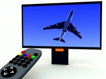 TV Control And TV 12 Stock Photography TV Control And TV 12 Stock Photography