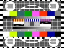 TV test screen Stock Image TV test screen Stock Image