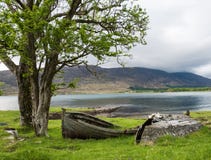 Två satte på land fartyg på Applecross fotografering för bildbyråer Två satte på land fartyg på Applecross fotografering för bildbyråer