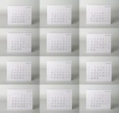 Twee duizend vijftien jaarkalender stock illustratie Twee duizend vijftien jaarkalender stock illustratie