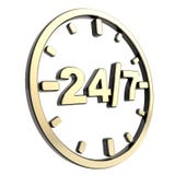 24/7 twenty four hour seven days a week emblem icon royalty free illustration 24/7 twenty four hour seven days a week emblem icon royalty free illustration