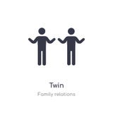 twin icon. isolated twin icon vector illustration from family relations collection. editable sing symbol can be use for web site vector illustration twin icon. isolated twin icon vector illustration from family relations collection. editable sing symbol can be use for web site vector illustration