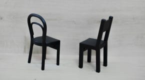 Two blackwooden empty chairs . royalty free stock images Two blackwooden empty chairs . royalty free stock images