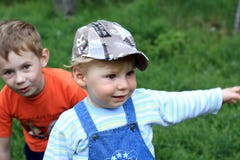 Two Boys Royalty Free Stock Images