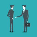 Two businessmen standing vector illustration Two businessmen standing vector illustration