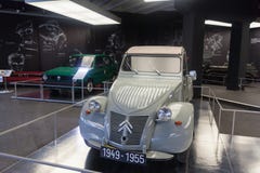 Two cars in a museum royalty free stock photography Two cars in a museum royalty free stock photography