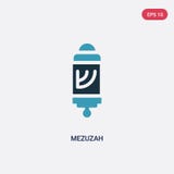 Two color mezuzah vector icon from religion concept. isolated blue mezuzah vector sign symbol can be use for web, mobile and logo stock illustration Two color mezuzah vector icon from religion concept. isolated blue mezuzah vector sign symbol can be use for web, mobile and logo stock illustration