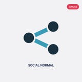 Two color social normal vector icon from social concept. isolated blue social normal vector sign symbol can be use for web, mobile vector illustration Two color social normal vector icon from social concept. isolated blue social normal vector sign symbol can be use for web, mobile vector illustration