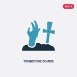 Two color tombstone zombie hand vector icon from other concept. isolated blue tombstone zombie hand vector sign symbol can be use stock illustration Two color tombstone zombie hand vector icon from other concept. isolated blue tombstone zombie hand vector sign symbol can be use stock illustration