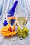 Two Glasses Of Wine Royalty Free Stock Image