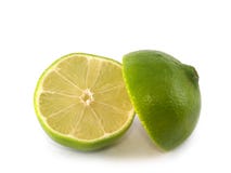 Two Halves Of Lime Stock Images