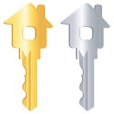 Two Keys For Home Royalty Free Stock Photography