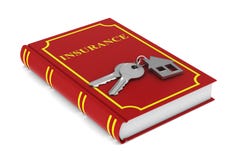 Two keys and trinket house and red book on white background. iso Royalty Free Stock Images Two keys and trinket house and red book on white background. iso Royalty Free Stock Images