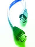 Two Network Plugins Royalty Free Stock Photo Two Network Plugins Royalty Free Stock Photo