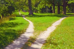 Two Paths Stock Photos - Royalty Free Images