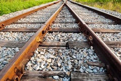 Two Railway To Success. Royalty Free Stock Image