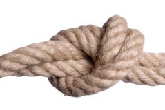 Two Rope Tiled Knot Stock Photography