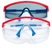 Two Safety Glasses Isolated Royalty Free Stock Image