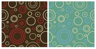 Two seamless retro patterns royalty free illustration Two seamless retro patterns royalty free illustration