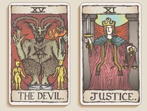 Two Tarot Cards v.3