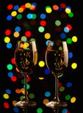 Two Wine Glasses Stock Image
