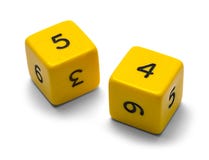 Yellow Dice Stock Images Yellow Dice Stock Images