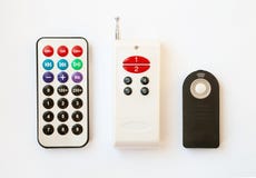 3 typ pilot do tv z różnorodną liczbą guziki obrazy stock 3 typ pilot do tv z różnorodną liczbą guziki obrazy stock