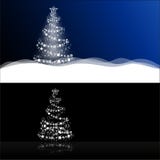 2 types of Christmas or New Years background. Background to postcards can be a template for greetings, advertising, banner, letter or desktop stock illustration 2 types of Christmas or New Years background. Background to postcards can be a template for greetings, advertising, banner, letter or desktop stock illustration