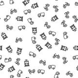 Types Of Town Transport Seamless Pattern Vector stock illustration Types Of Town Transport Seamless Pattern Vector stock illustration