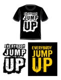 Typografia Everybody skok Up, wektor Zdjęcie Royalty Free Typografia Everybody skok Up, wektor Zdjęcie Royalty Free