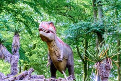 Tyrannosaurus rex 3D model standing up royalty free stock image Tyrannosaurus rex 3D model standing up royalty free stock image